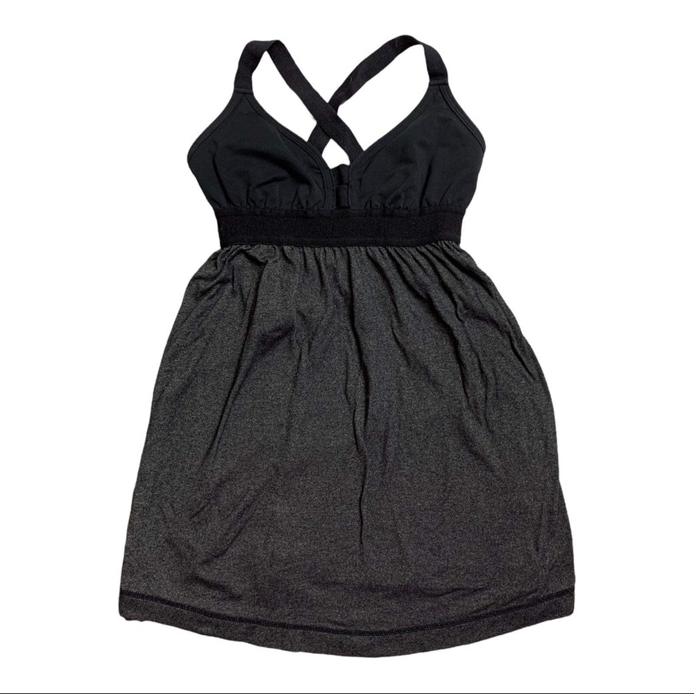 Black-gray Lululemon Tank Top